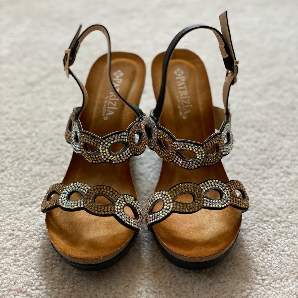 Spring Step ‘Patrizia’ Glitter Sandal